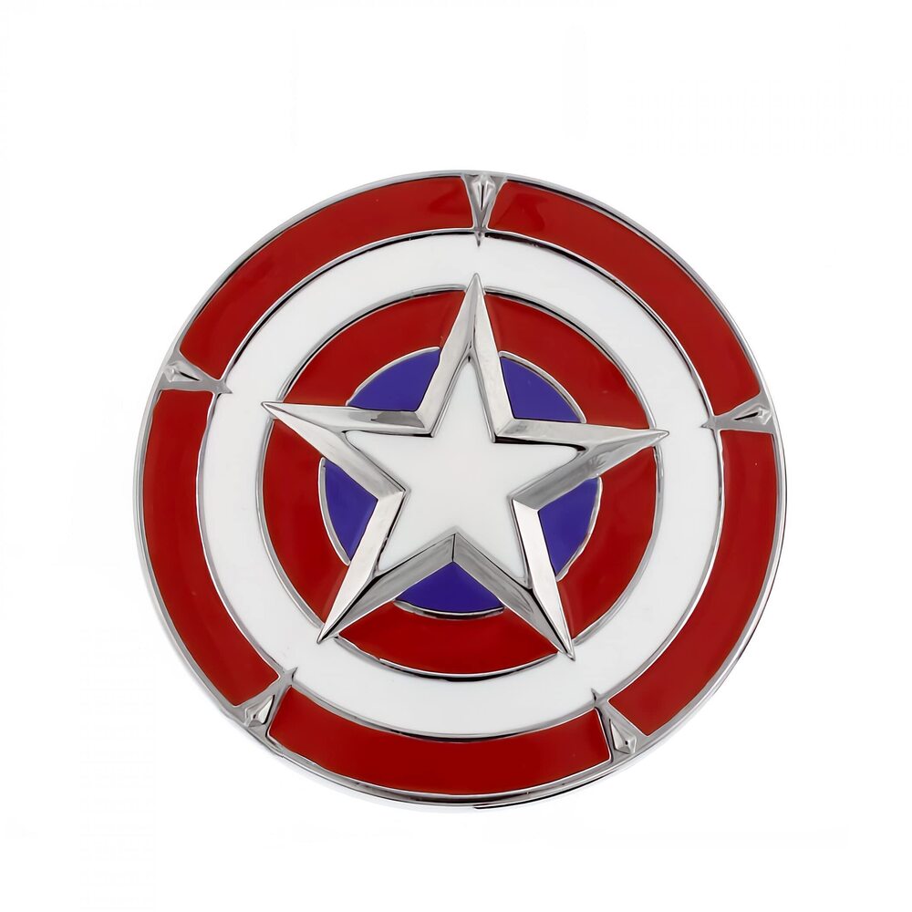 2817 Jewelm LLC Captain America Shield Belt Buckle